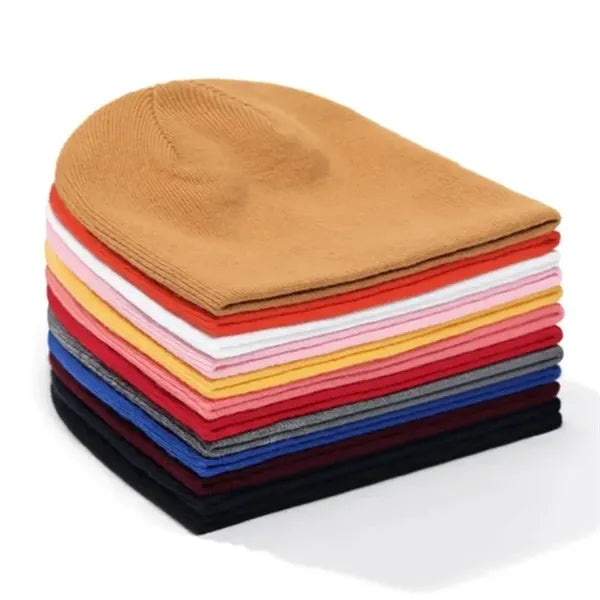 Knit Beanie Hat Colorful Options Winter Wear