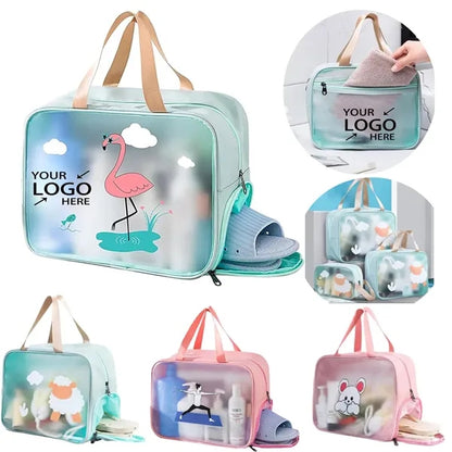 Waterproof Clear Travel Tote Bag for Beach Pool Gym