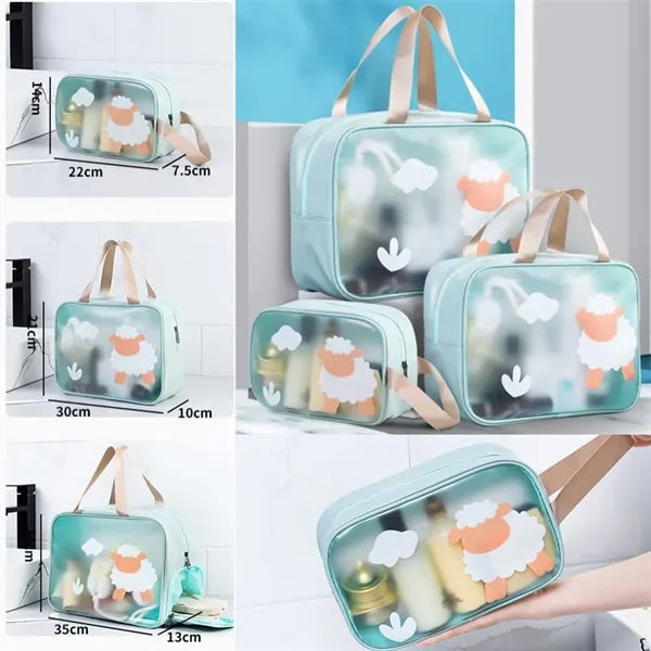 Waterproof Clear Travel Tote Bag for Beach Pool Gym