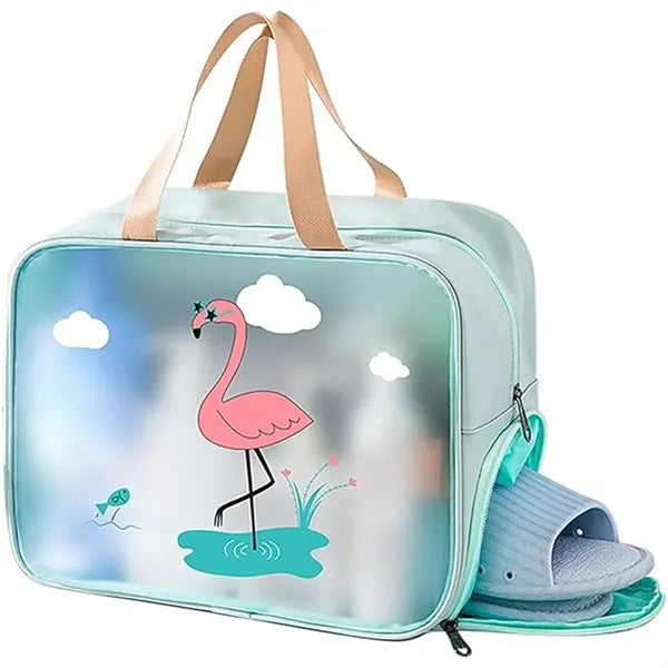 Waterproof Clear Travel Tote Bag for Beach Pool Gym