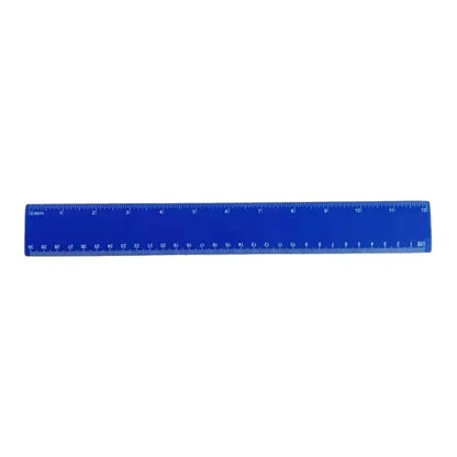 12" Double Beveled Edge Plastic Ruler