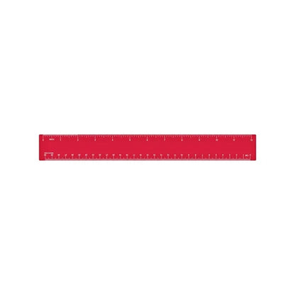 12" Double Beveled Edge Plastic Ruler