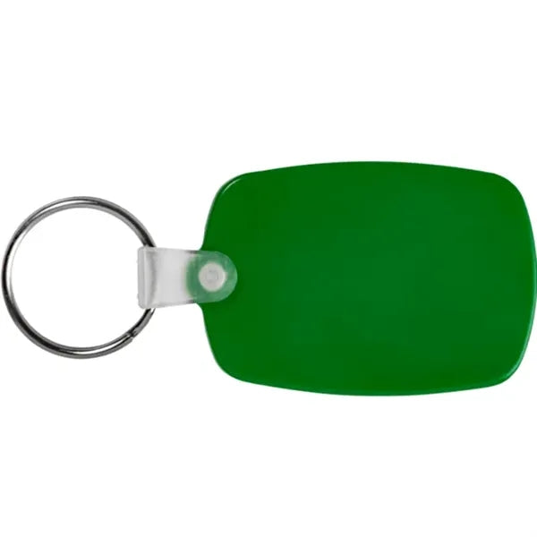 Oval Soft Plastic Keychains