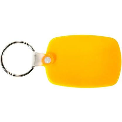 Oval Soft Plastic Keychains