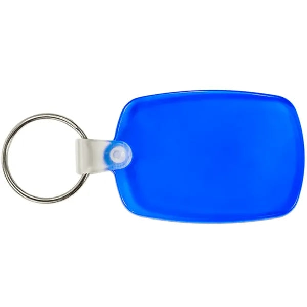 Oval Soft Plastic Keychains
