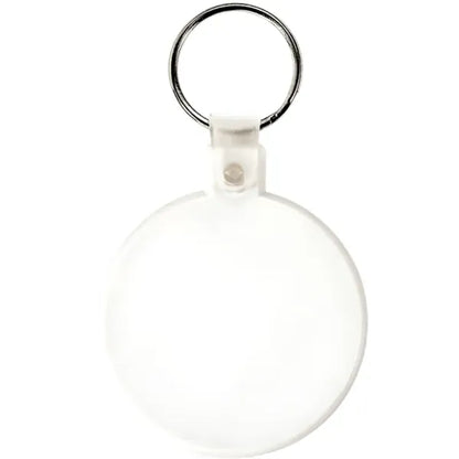 Circle Soft Plastic Keychains