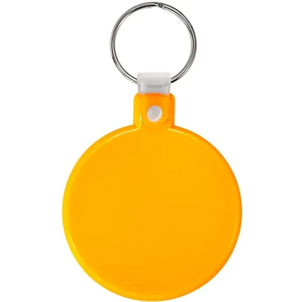 Circle Soft Plastic Keychains