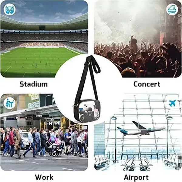 Clear Crossbody Bag Stadium Approved