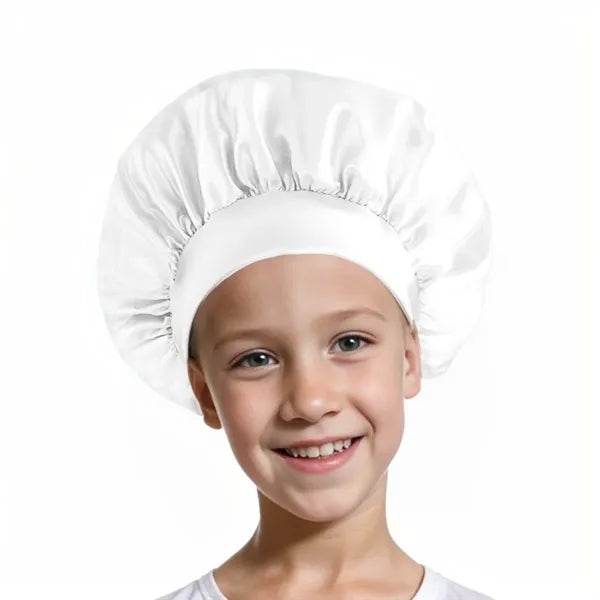 Soft Silk Satin Bonnet Sleeping Hat for Girls Boys