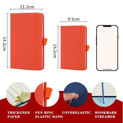 A5/A6 PU Hardcover Journal Notebook with Pen Holder