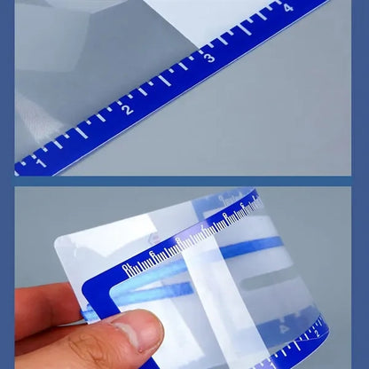 Customized Bookmarker Magnifier With Clip and Ruler