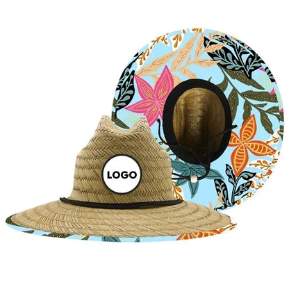 Handwoven Straw Lifeguard Hat