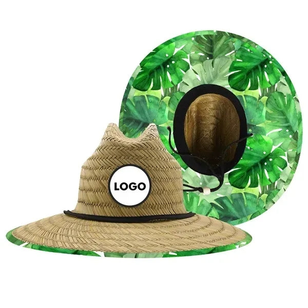 Handwoven Straw Lifeguard Hat