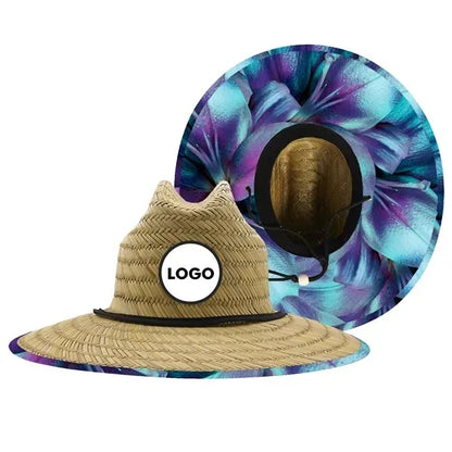 Handwoven Straw Lifeguard Hat