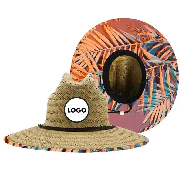 Handwoven Straw Lifeguard Hat