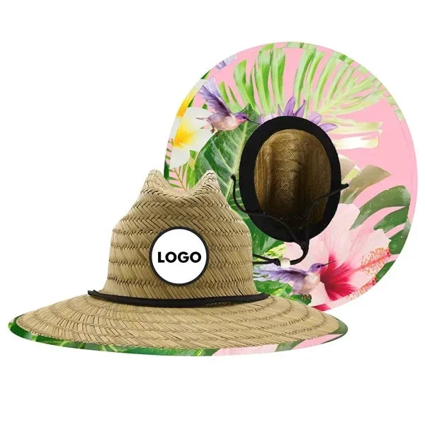 Handwoven Straw Lifeguard Hat