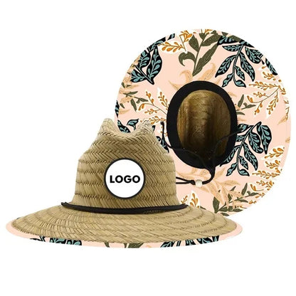 Handwoven Straw Lifeguard Hat