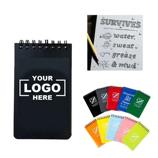 Pocket Waterproof Spiral Notepad