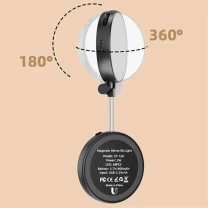 Magnetic Phone Selfie Light Portable LED Fill Ring Lamp