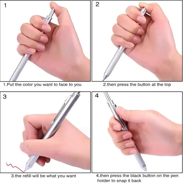4 in 1 Multicolor Ballpoint Pen