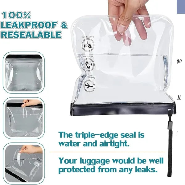 Clear TSA Approved Security Toiletry Bag