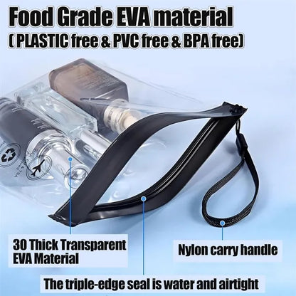Clear TSA Approved Security Toiletry Bag