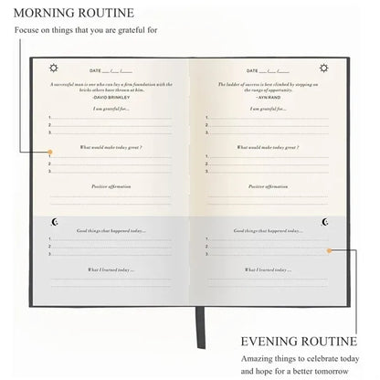 Daily Gratitude Journal Planner Book