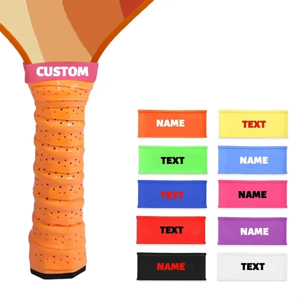 Personalized Pickleball Paddle Name Bands