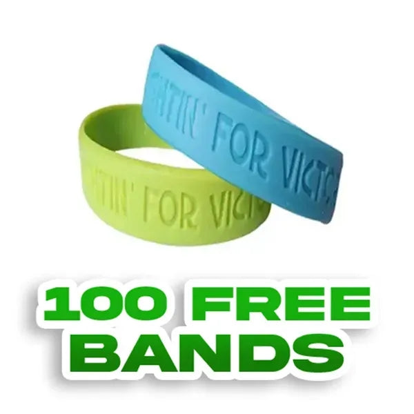Debossed - 1 inch Wristband-H