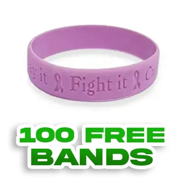 Debossed - 3/4 inch Wristband-A