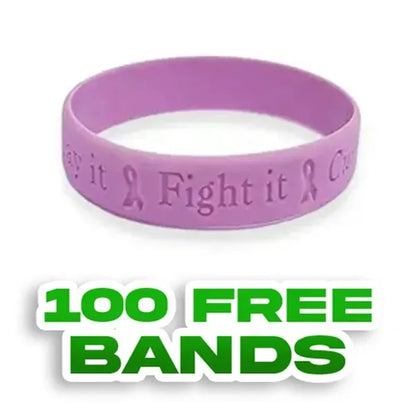 Debossed - 3/4 inch Wristband-A