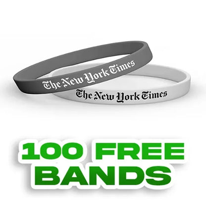 Printed 1/4 inch Wristband