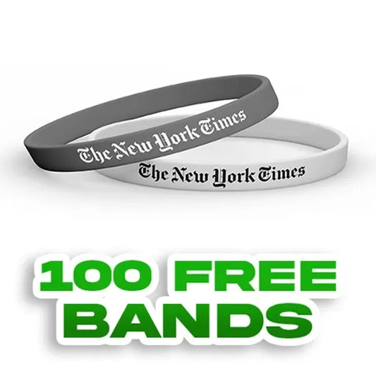 Printed 1/4 inch Wristband