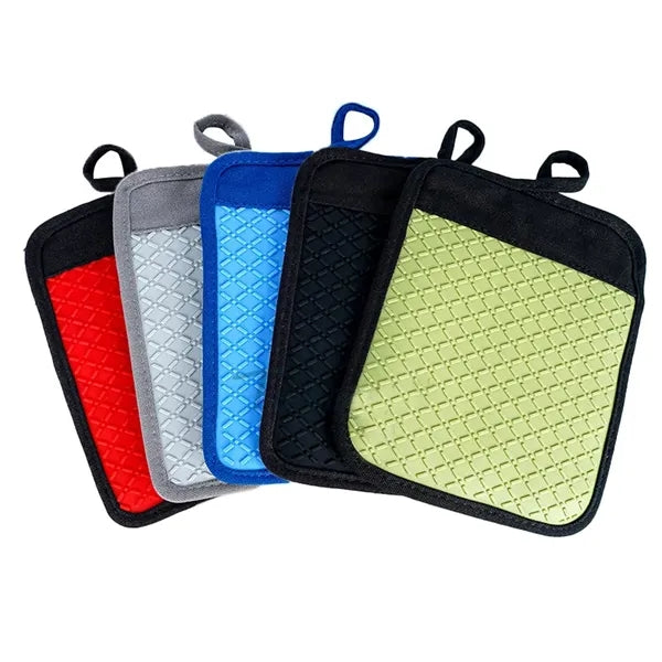 Kitchen Silicone Gloves Pocket Oven Mitts Hot Potter