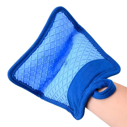 Kitchen Silicone Gloves Pocket Oven Mitts Hot Potter
