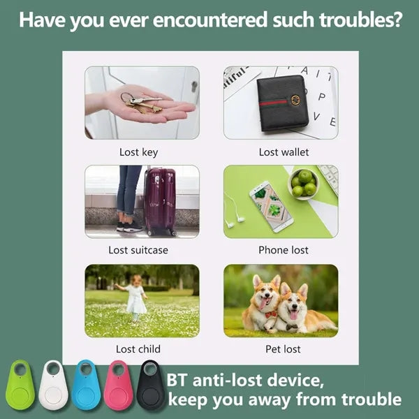 Tech gadget compatible two-way keys finder bluetooth tracker