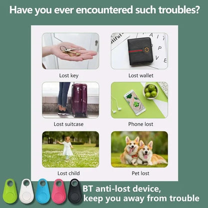 Tech gadget compatible two-way keys finder bluetooth tracker