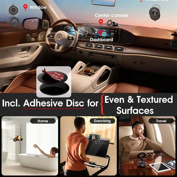 Strong Magnetic Ultra Vacuum Suction Car Phone Holder