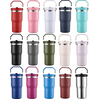 20oz Flip Straw Tumbler with Handle