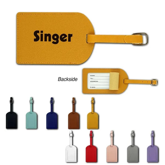 PU Luggage Tags with ID Card