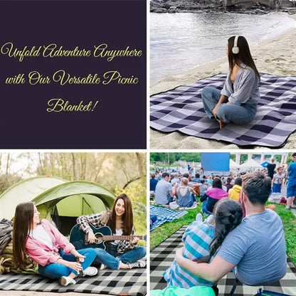 Leather Strap Picnic Mat