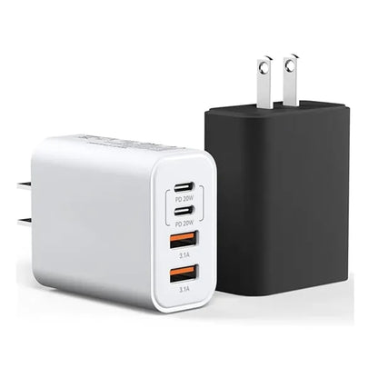Multi-Port Wall Plug Charger Block 40W