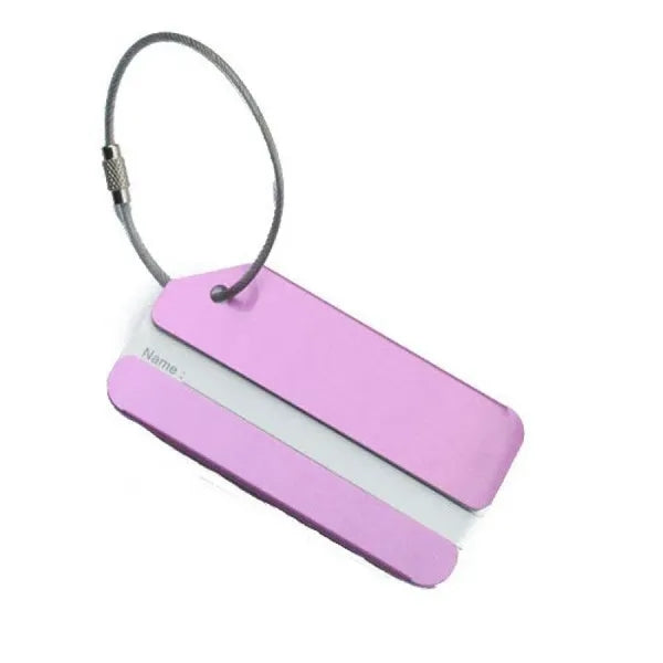 Business Aluminum Alloy Luggage Tag For Travel