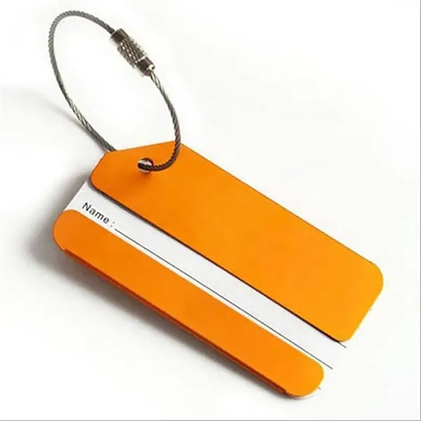 Business Aluminum Alloy Luggage Tag For Travel