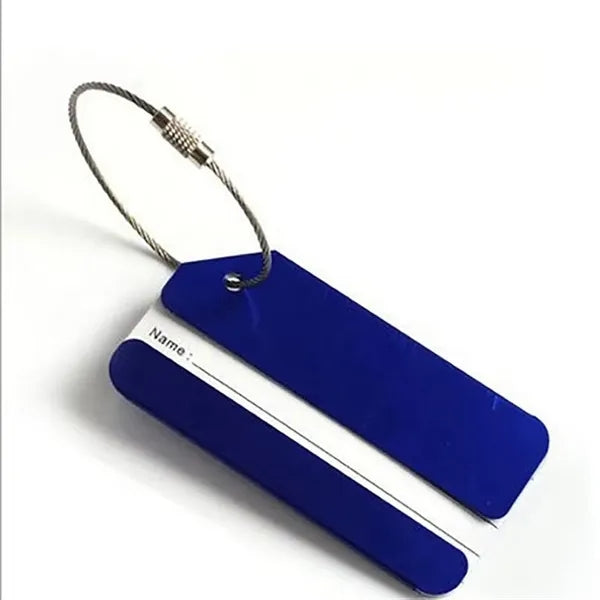 Business Aluminum Alloy Luggage Tag For Travel