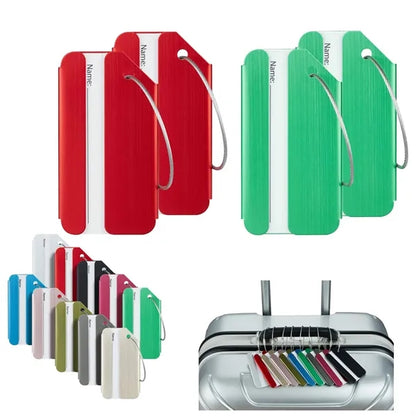Business Aluminum Alloy Luggage Tag For Travel