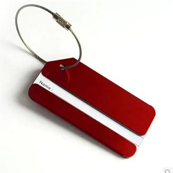 Business Aluminum Alloy Luggage Tag For Travel