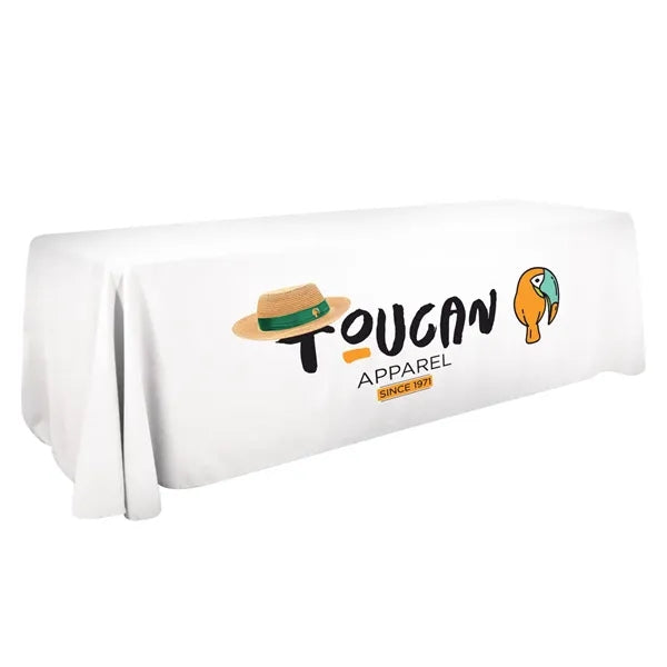 8' Economy Table Throw (Full-color Front Only)