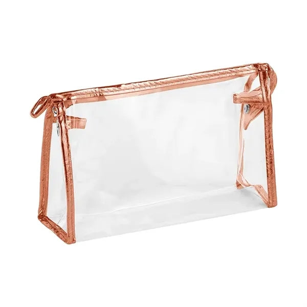 Clear PVC Clutch Bag with Zipper