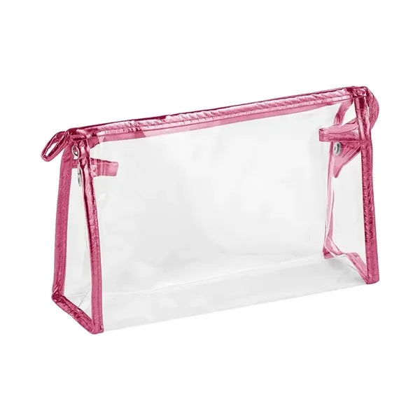 Clear PVC Clutch Bag with Zipper